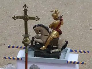 St Georges terrassant le dragon.