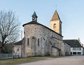Le chevet de l'église.