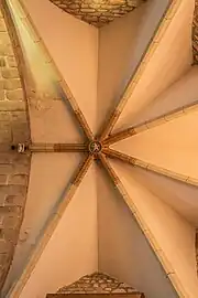 Croisé d'ogives de la chapelle de la Vierge.