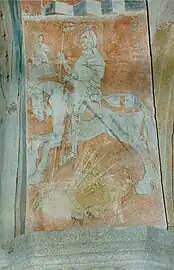 Peinture après restauration.