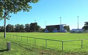 Le stade de football en 2019.