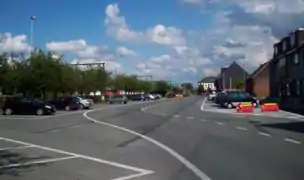 Parking des véhicules.