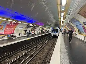 Vue d'ensemble de la station.