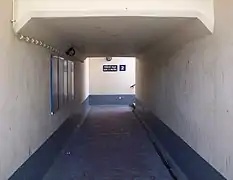 Passage sous voies et accès aux quais.