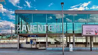 Nouveau bâtiment d'accueil.