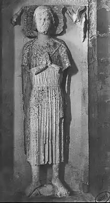 Gisant de Guillaume datant du  XIIIe siècle.