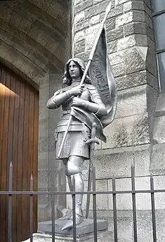 Jeanne d'Arc, 1888, basilique Sainte-Jeanne-d'Arc de Paris.
