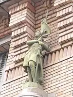 Statue de Jeanne d'Arc rue de Domrémy