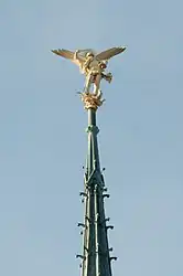 Flèche de l'Abbaye du Mont-Saint-Michel, par Emmanuel Frémiet, 1897