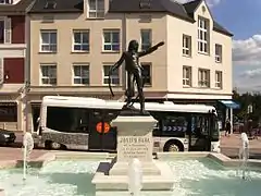 La statue de Joseph Bara place de la Victoire (1881).