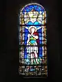 Vitrail de saint Christophe.