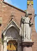 Monument commémoratif avec statue de Jean II de Lichtenberg (1905), Grand'Rue.