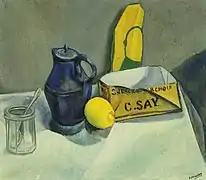 Nature morte avec une cafetière bleue (1913), Collection particulière.