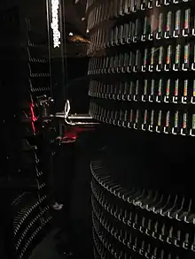 Intérieur d'une librairie Storagetek Powderhorn