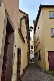 La Grand-Rue depuis la placette.