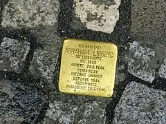 5. rue des Cordonniers, Abraham Lipszyc.