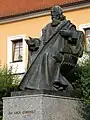 statue à J. A. Comenius (socha J. A. Komenského)