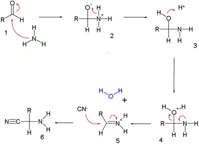 Synthèse de Strecker, partie I