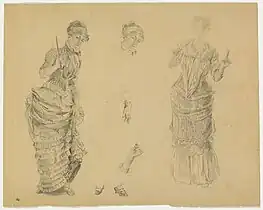 Study for Three Women with Parasols