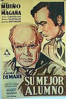 Enrique Muiño à l'affiche de Su mejor alumno (1944)