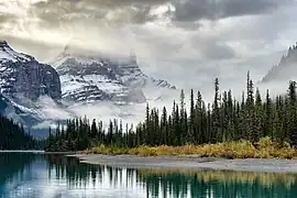 Autre vue du lac Maligne.