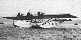 Un Air Yacht, dans les années 1930.