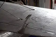 Poids d'équilibrage des ailerons