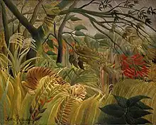 Surpris ! de Henri Rousseau.