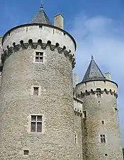 L'entrée du château, après restauration (2007).