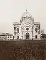 La synagogue avant 1926 avec sa flèche