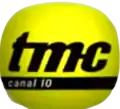 Ancien logo de TMC de 1963 à 1973 avec l'indicatif Canal 10.