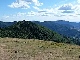 La tête des Russiers vue depuis le Drumont.