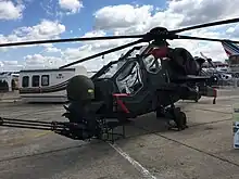 T-129 ATAK au Salon international de l'aéronautique et de l'espace de Paris-Le Bourget