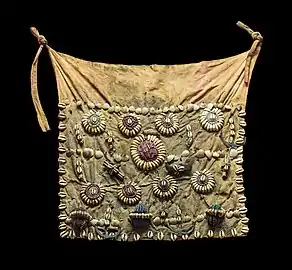 "Tablier d'Amazone" pris à la bataille de Cotonou Muséum de Toulouse