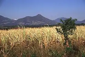Vue du Taburete depuis le sud-ouest.