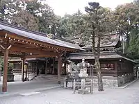 Entrée du sanctuaire.