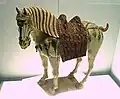 Cheval sancai de la dynastie Tang au musée de Shanghai