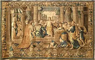 Jésus au milieu des docteurs de la Loi.