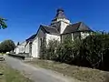 Clocher, transept sud et absidiole disparue.