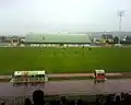 Vue générale du stade Aimé-Bergeal lors du match FC Mantois 78-Aubervilliers du 7 août 2010