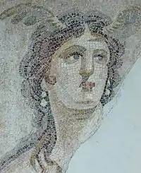 Mosaïque romaine représentant Téthys, :musée archéologique d'Hatay (en).