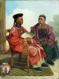 Conversation orientale.