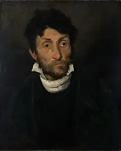 Le Monomane du vol, ou Le Fou aliéné, ou Le Cleptomane (1822), 61,2 × 50,2 cm, musée des Beaux-Arts de Gand.