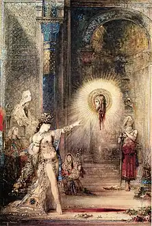 L'Apparition du chef de Baptiste à Salomé, par Gustave Moreau.