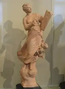 Le Génie de la Peinture (1886), Londres, Victoria and Albert Museum.