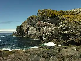 Haskeir North Castle à la pointe nord-est de Haskeir.
