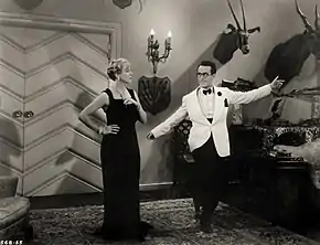 Marjorie Gateson et Harold Lloyd, dans Soupe au lait (1936)