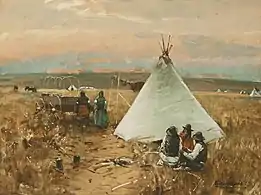 The Pow-Wow, 1890, Sid Richardson Museum&nbsp;(en)