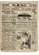 Le World du 15 avril 1912.