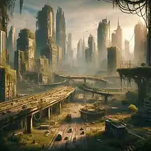 Après des millions d'années, les traces d'une civilisation sont réduites en poussière.